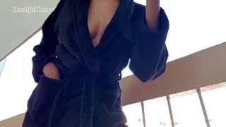 Trying Not to Get Caught Stripping on my Balcony...and smoking 