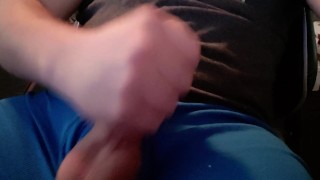 Stroking My Chubby Cock and Cumming 3