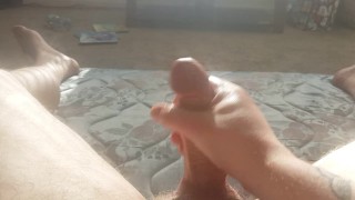 Stroking in the sunlight