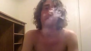 Topless Transwoman on HRT for Vaping
