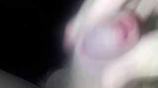 Stroking my small cock until I cum
