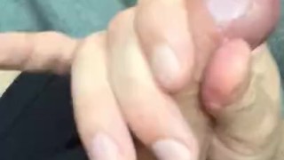 Solo boy a lot cum after handjob