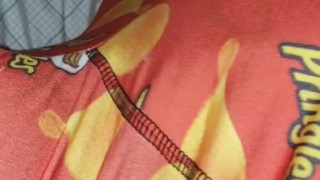 Shhhh! Rubbing myself to orgasm in my best friends bed while she in bed 