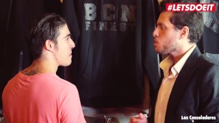 LETSDOEIT - Hot Ebony Teen Fucked Hard By Two Guys In Her Store