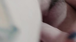 Masturbating my bushy pinky pussy when i wakew up horny 