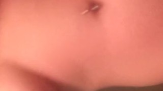 Cute girl shows big tits