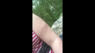 NAUGHTY BBW PISSING IN PARK