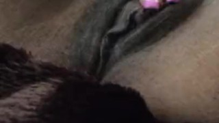 Indian girl plays in her wet pussy