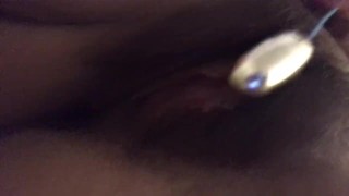 Playing with my clit