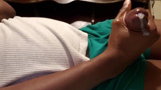 Stroking My Cock To My Full Belly