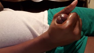 Stroking My Cock To My Full Belly
