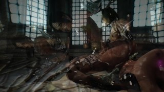 skyrim spider queen and Spriggan girl 3p porn