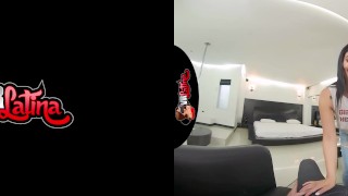 VRLatina.com - Sexy Ass, Cute Faced Babe In VR