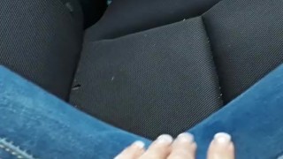 Rub pussy with lighter