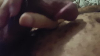 Me playing with my big dick