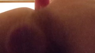 Gets fucked in ass by huge dick