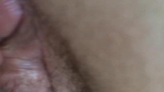 fucking my girl in her hairy pussy