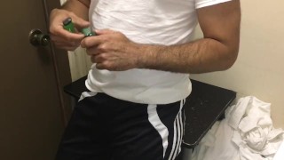 Smoke and Stroke hairy uncut