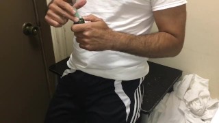 Smoke and Stroke hairy uncut