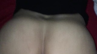 Horny Big Booty Mexican Milf fucks black cock like a pro