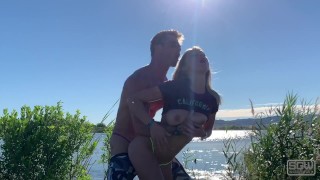 Sex by the River Las Vegas Wash Morning Sex Fucking and Sucking