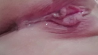 Creamy pussy and clit orgasms