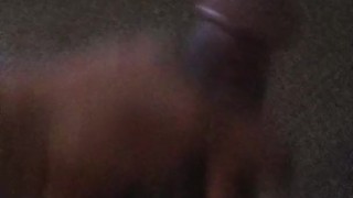 Black Dick Solo Masturbating
