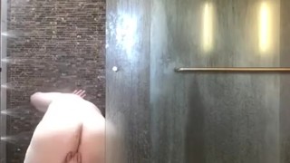 Taking my shower