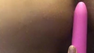 PLUGGING MY ASS AND PUSSY