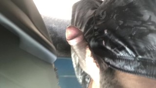 Outside of Family Dollar :-) ( A little stroking)