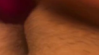 Sticking my vibrator deep inside me