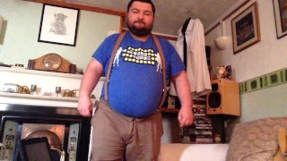 blue shirt belly clip