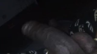 Chubby uncut dick tease