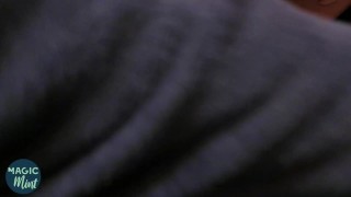 BLONDE HOT GIRL FUCKED WHILE HAVING A SHOWER I CUM ON HER ASS