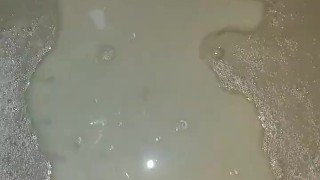 STROKING BBC IN TUB