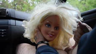 Solo Guy CUMMING on a SEX DOLL'S FACE!!!