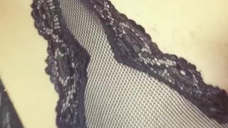 So horny amd wet. Stretching my tight pussy with thick rippled dildo