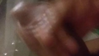 Masturbating in the shower