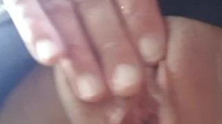 Little Wet Kitty Masturbates in Public Beside the Highway!