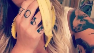 Millie Stylez Deepthroats Banana