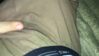 Morning wood tease.