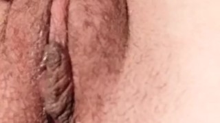 Rubbing and slapping my pussy