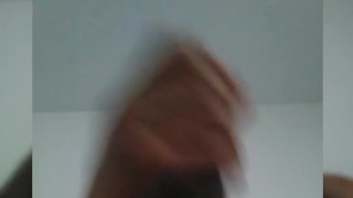 STROKING THICK BLACK DICK