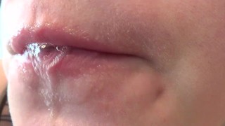 Mouth Fetish: Spitting & Drooling