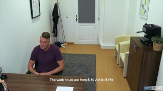  DIRTY SCOUT 182 - Buff Hunk Wants A Job But First He Needs To Suck & Fuck