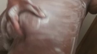 soapy ebony milf