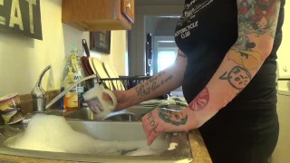 Washing Dishes