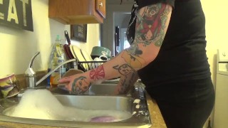 Washing Dishes