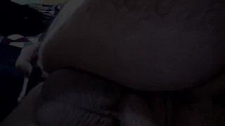 Black Dildo Up Ass (quickie)
