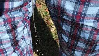 Peeing my Bed Pants Outside